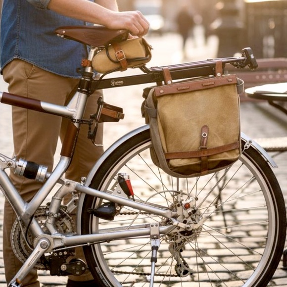 Vintage Swiss Rubberized Canvas Bread Bag Satchel - Picture 6 of 6